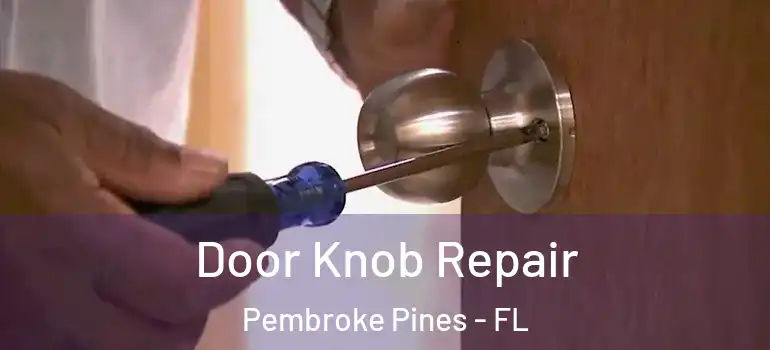  Door Knob Repair Pembroke Pines - FL