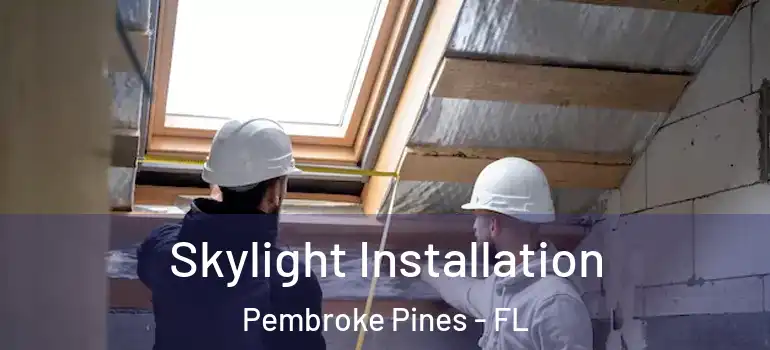  Skylight Installation Pembroke Pines - FL