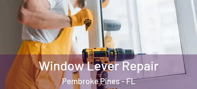  Window Lever Repair Pembroke Pines - FL